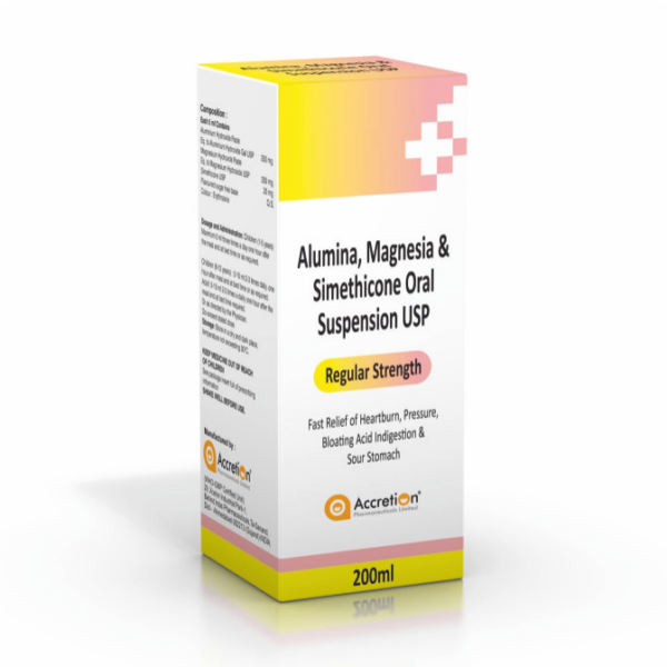 Alumina, Magnesia & Simethicone Oral Suspension USP