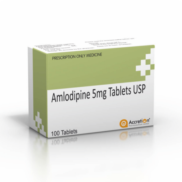 Amlodipine 5 mg Tablets USP