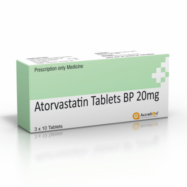 Atorvastatin Tablets BP 20 mg