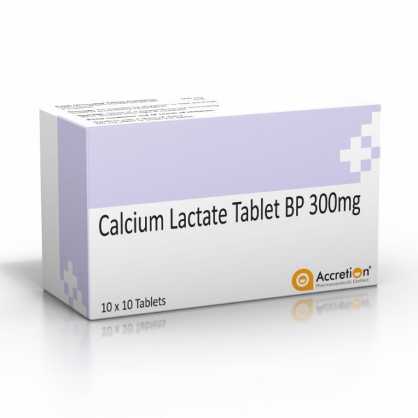 Calcium Lactate Tablet BP 300 mg