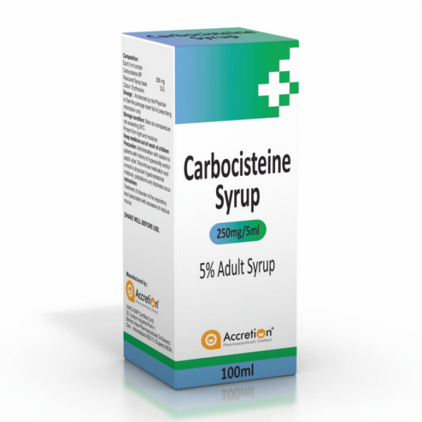 Carbocisteine Syrup 5% Adult 250