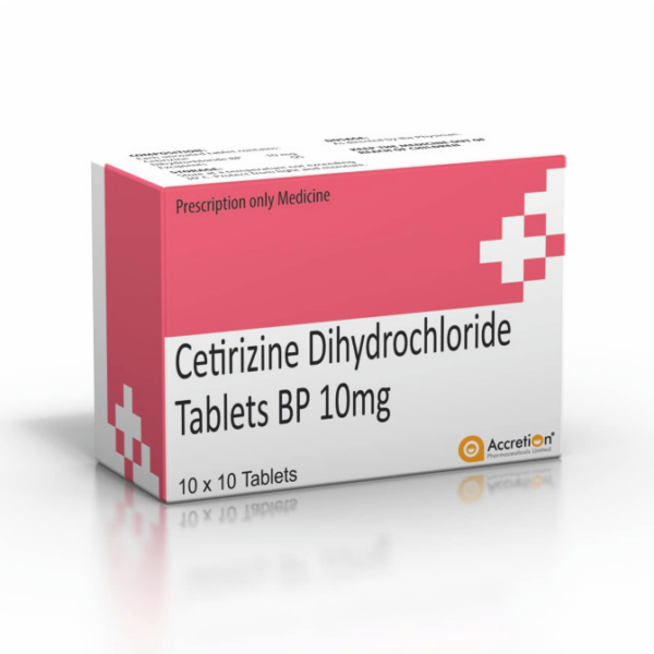 Cetirizine Dihydrochloride Tablets BP 10 mg