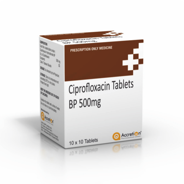 Ciprofloxacin Tablets BP 500 mg