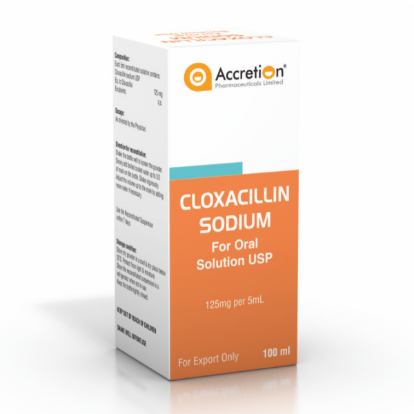Cloxacillin Sodium for Oral Solution USP