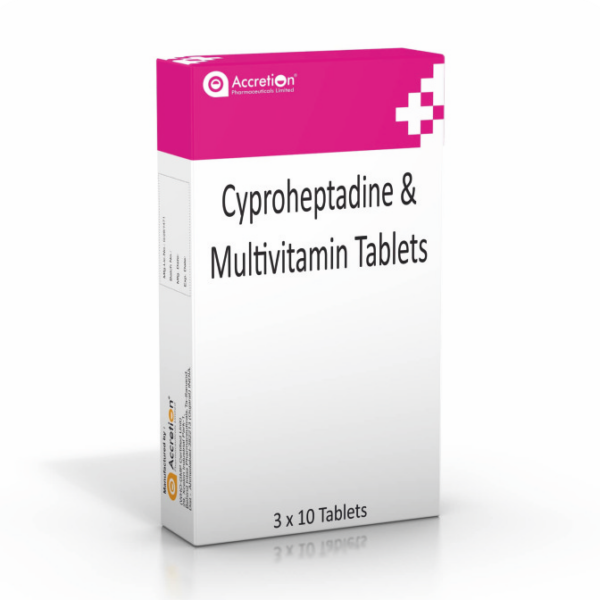 Cyproheptadine & Multivitamin Tablets