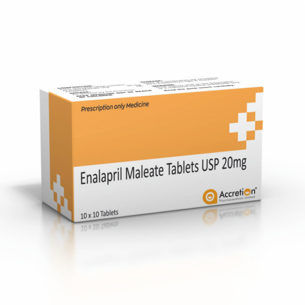 Enalapril Maleate Tablets USP 20mg
