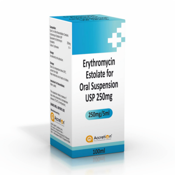 Erythromycin Estolate for Oral Suspension USP 1