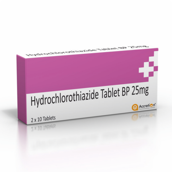 Hydrochlorothiazide Tablet BP 25 mg