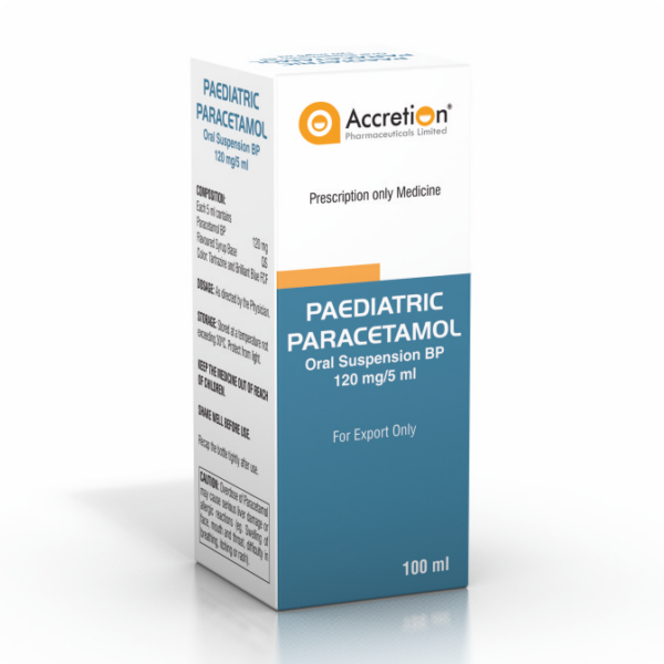 Paediatric Paracetamol Oral Suspension BP 120