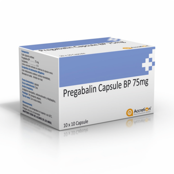 Pregabalin Capsule BP 75mg