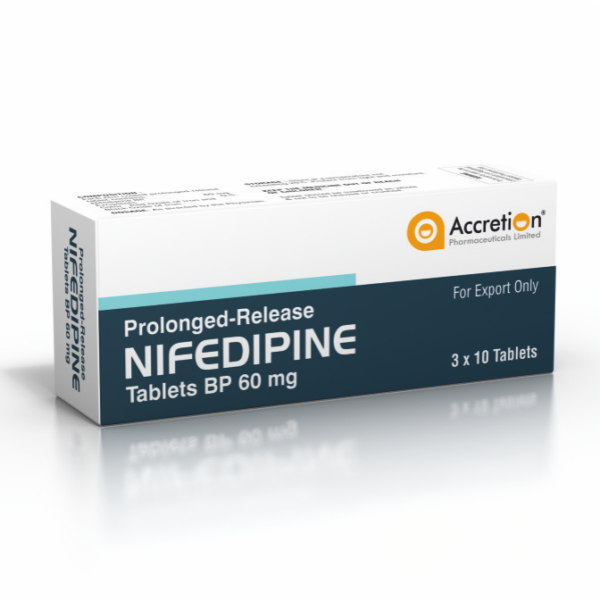 Prolonged Release Nifedipine Tablets BP 60 mg