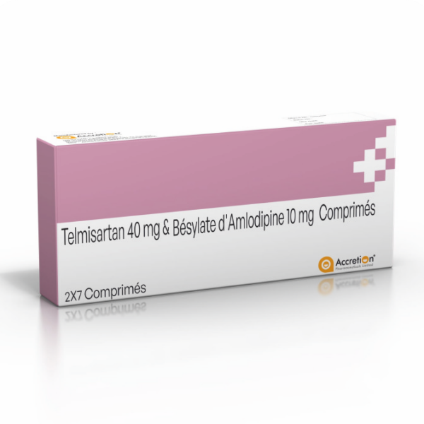 Telmisartan 40 mg & Amlodipine Besylate 10 mg Tablets
