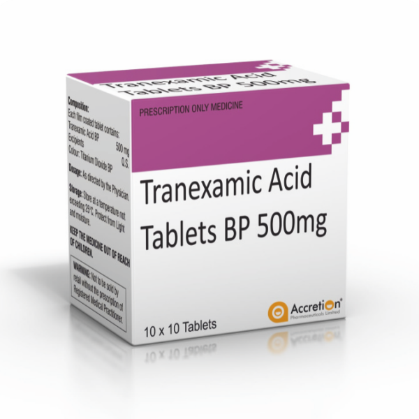 Tranexamic Acid Tablets BP 500 mg